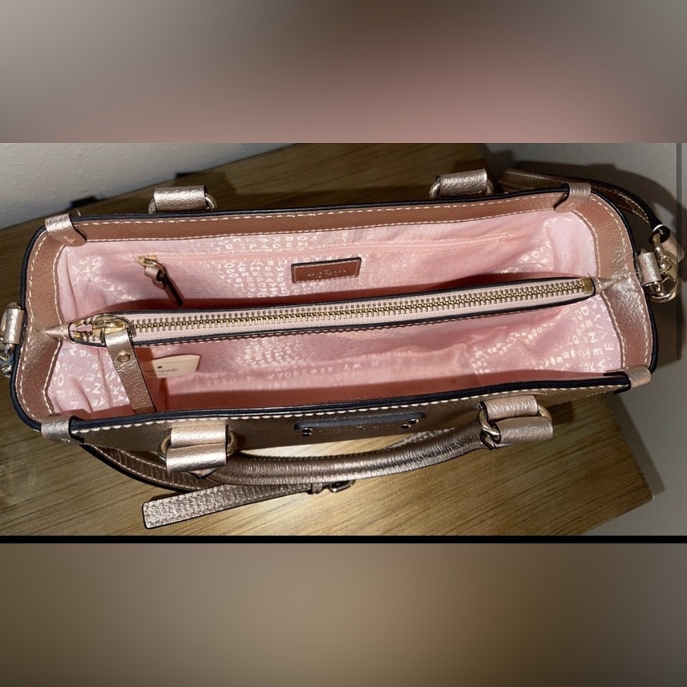 Kate Spade Rose Gold Mesh Handbag - Picture 6 of 15